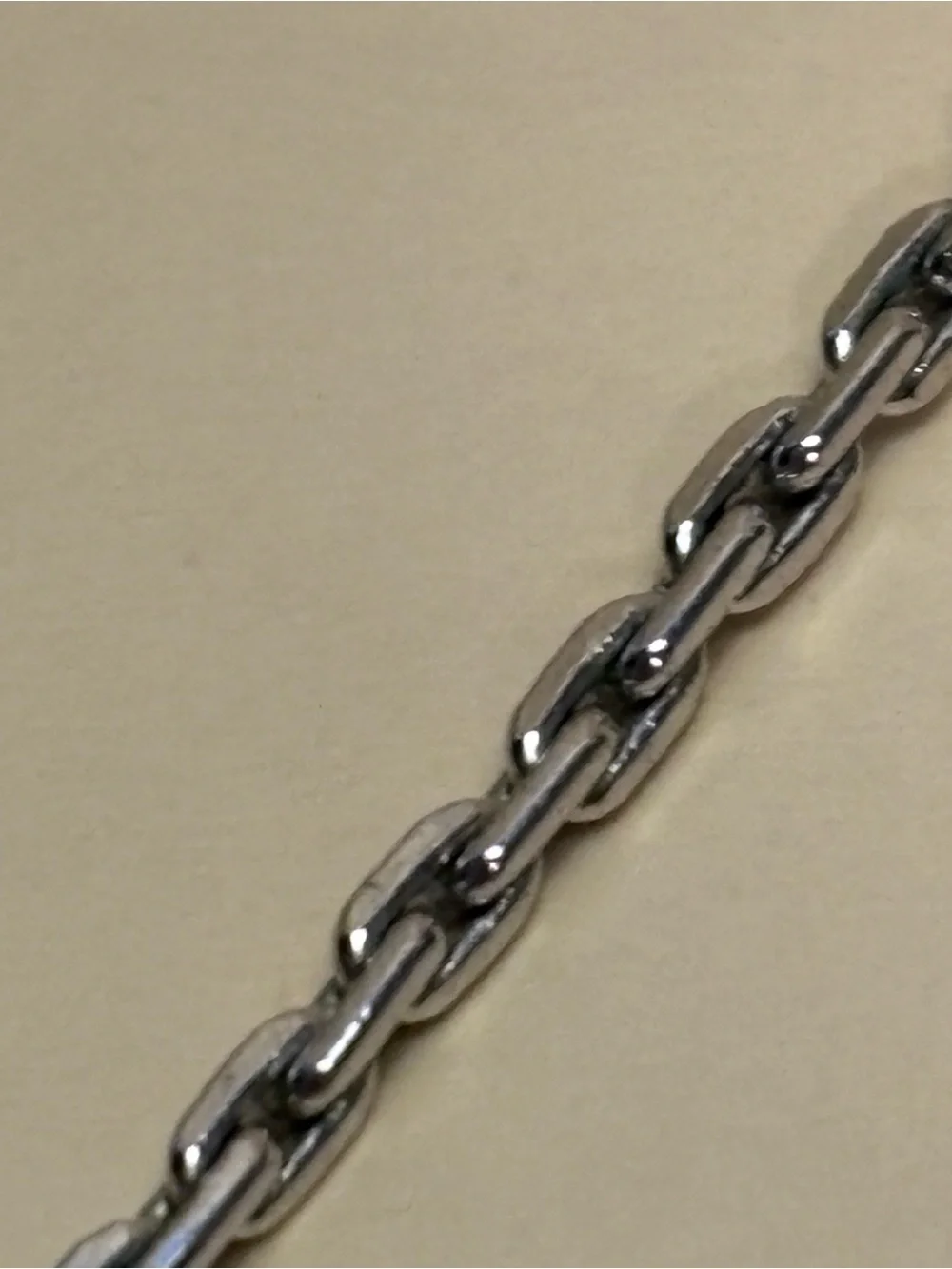 Vintage Monet Silver-Tone Chain Choker/  Necklace 15”